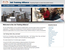 Tablet Screenshot of jobtrainingalliance.org